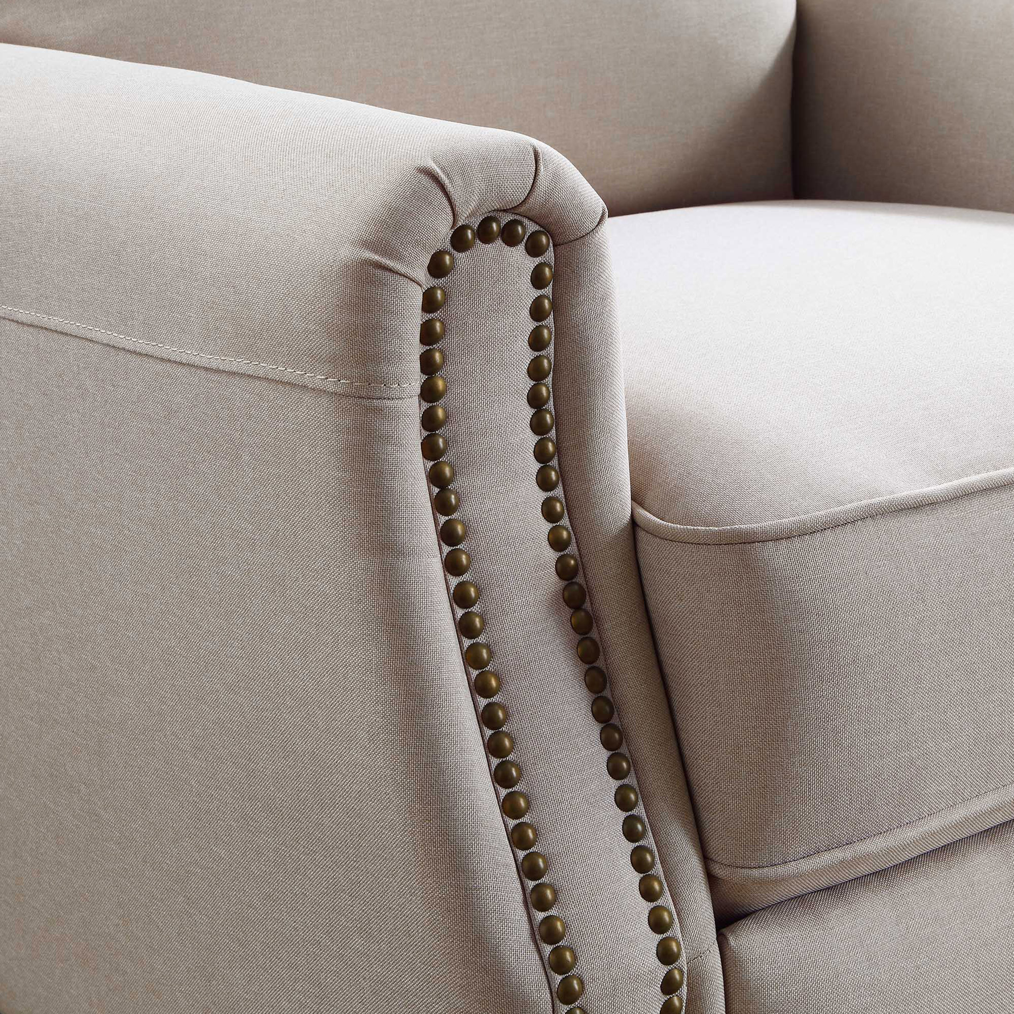 Better Homes and Gardens Pushback Recliner, Taupe Fabric Upholstery - image 7 of 7