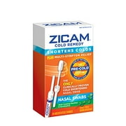 3 Pack Zicam Cold Remedy Medicated Nasal Swabs Plus Multi-Symptom Relief 20 Each