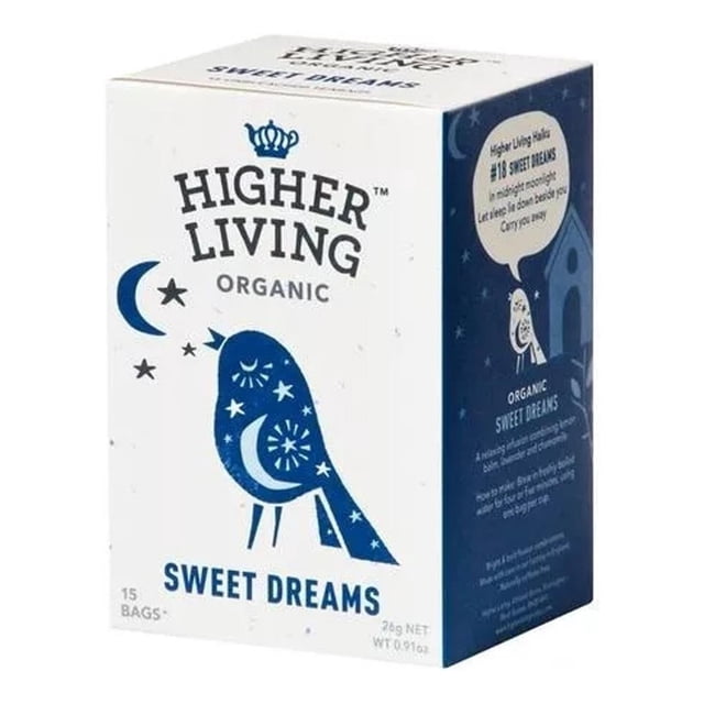 Té Dormir Sweet Dreams Higher Living Orgánico Sin Cafeina Higher Living HLSD415