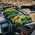 thumbnail image 3 of Uorisanigo ATV Seat Cover Universal Green Yellow Camo Four Wheeler Seat Cover ATV Accessories Compatible with Polaris 2014-2024 Sportsman 450 570 850, Washable & Easy to Install, 3 of 7