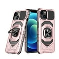 thumbnail image 3 of For Apple iPhone 8 Plus/7 Plus Robotic Hybrid with Magnetic Ring Stand Case Cover - Rose Gold, 3 of 4