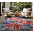 thumbnail image 7 of Stunning Transitional 5' x 7' Multi-Color Polypropylene Outdoor Area Rug, 7 of 7