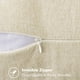 thumbnail image 3 of Fundas de almohada decorativas MIULEE, 45 x 45 cm, color blanco crema, paquete de 2, 3 of 6