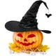 thumbnail image 1 of Sombrero de bruja negro plisado con ala ancha y puntiagudo | Accesorio de disfraces de Halloween para mujeres | Bloqueador solar plegable | Gorra de Mago para la Fiesta de Cosplay | 1 pieza, 1 of 6