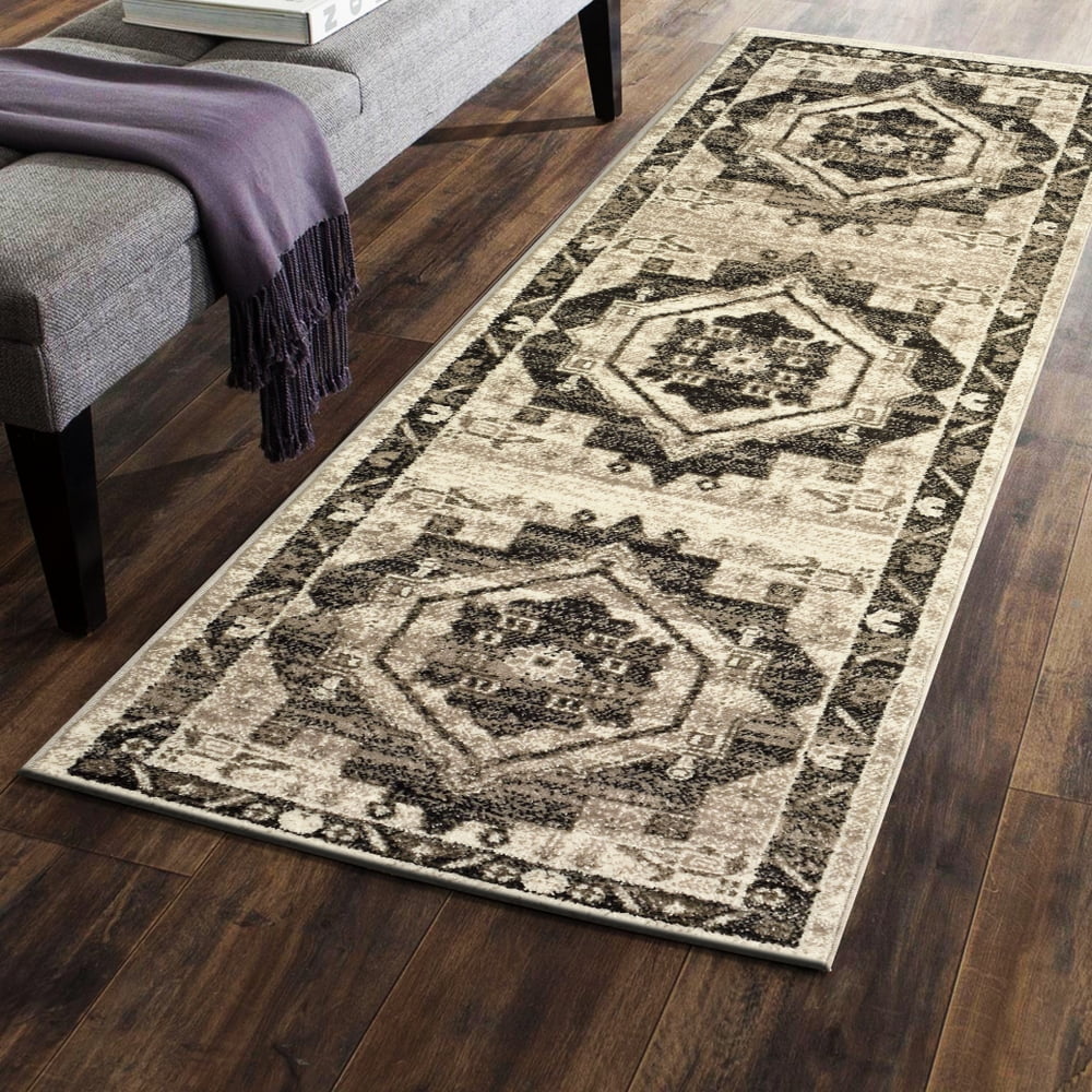 LR Home Matrix Aztec Stone Grey Magnet Indoor Runner Rug 2 1 X 7 5 lr-home-matrix-aztec-stone-grey-magnet-indoor-runner-rug-2-1-x-7-5
