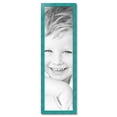 thumbnail image 2 of ArtToFrames 13" x 46" Turquoise Picture Frame, 13x46 inch Blue Wood Poster Frame (WOM-4588), 2 of 8