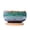 A, variant on Glazed Ceramic Succulent Planter – Unique Color Blend, Small Round Pot with Drain Hole for Cactus, Home and Garden Decor