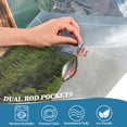 thumbnail image 5 of Yayeee Kitchen Curtains Tier Set of 2 Light Filtering 57"x24" Over Sink Window Panels, Lake, 5 of 7
