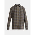 thumbnail image 5 of No Boundaries Men's & Big Men's Long Sleeve Textured Shirt , Sizes XS-5XL, 5 of 5