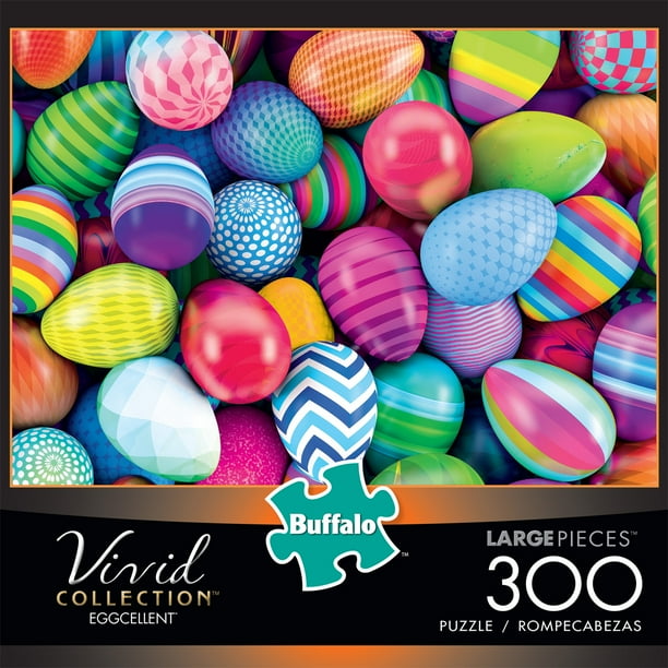 Buffalo Games Vivid Collection Eggcellent 300 Piece Jigsaw Puzzle