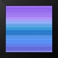 thumbnail image 2 of Grayscale 15x15 Black Modern Framed Museum Art Print Titled - Cool Pinstripes III, 2 of 5