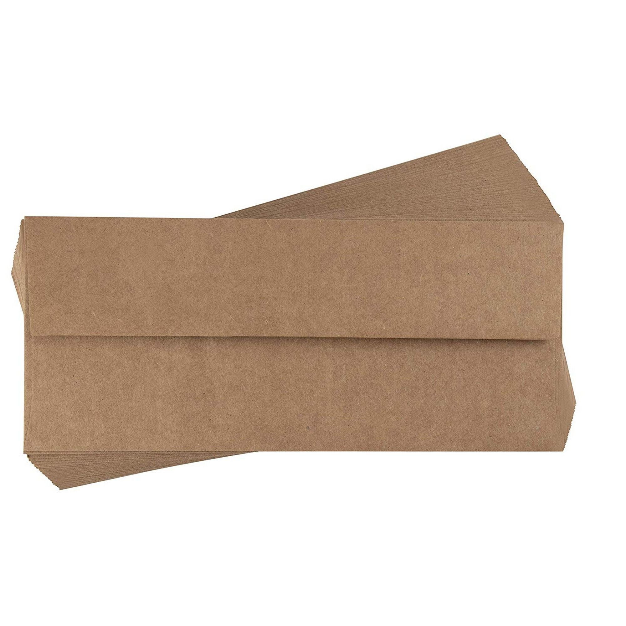 Business Envelopes 100 Pack 10 Kraft Envelopes Square Flap 