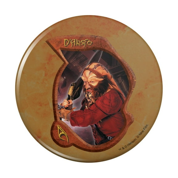Farscape Ka D'Argo Luxan Kitchen Refrigerator Locker Button Magnet