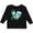 AB-Black, variant on Inktastic Cervical Cancer Awareness Teal and White Ribbon Around Heart Boys or Girls Long Sleeve Toddler T-Shirt