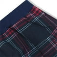 thumbnail image 3 of Cethrio Girls Pleated Skirts, Elastic Waist Summer Plaid Mini Skirts School Uniform Skirts Navy Size 9-10 T, 3 of 4