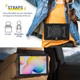 thumbnail image 6 of FJLBDE Case for Samsung Galaxy Tab S6 Lite 10.4 Inch 2024/2022/2020 with 360 Kickstand, Shoulder Strap Carrying Protective Cover, Black, 6 of 6