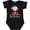 AB-Black, variant on Babys 1st Christmas Santa Claus Boys or Girls Baby Bodysuit