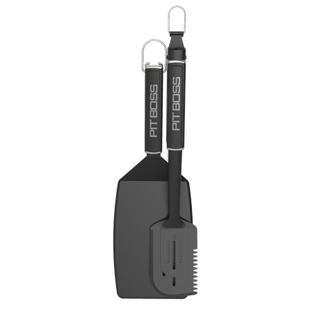 Pit Boss Oversized Spatula with All-in-One Spatula Combo Grill Tool Two Piece Set