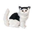 thumbnail image 4 of Figura de gato realista figura de gato foto de juguete, lindo animal relleno de réplica de mascotas para el hogar, coche, sala de estar Estilo C, 4 of 8