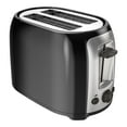 BLACK+DECKER 2Slice Extra Wide Slot Toaster, Black, Silver, TR1278B