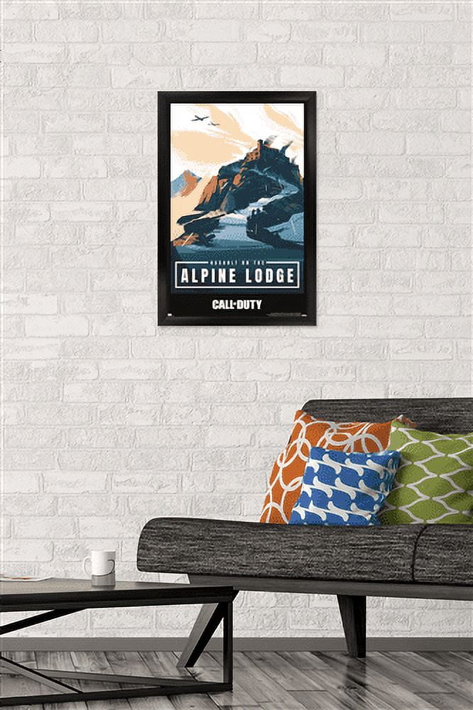 Call of Duty: Vanguard - Alpine Lodge Wall Poster, 14.725" x 22.375", Framed