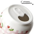 thumbnail image 6 of Mainstays Pink Gingham Cherry Soda Can Ceramic Vase, 2.76" L x 4.5" H, 6 of 6