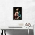 thumbnail image 2 of ARTCANVAS Christ as Saviour 1610 Canvas Art Print by El Greco - Size: 18" x 12" (1.50" Deep), 2 of 9