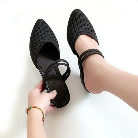 

Cushionaire Sandals Women Block Heels For Women Going Out Sandals For Women 36 Black