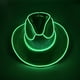 thumbnail image 1 of Sombrero de vaquero de LED, verde, 1 of 4