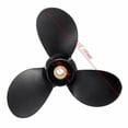 thumbnail image 4 of 7 1/2 X 7 Engine Propeller 3-Blade Paddle 58110-91Jn0-019 For Outboard Engine 4-6Hp, 4 of 5