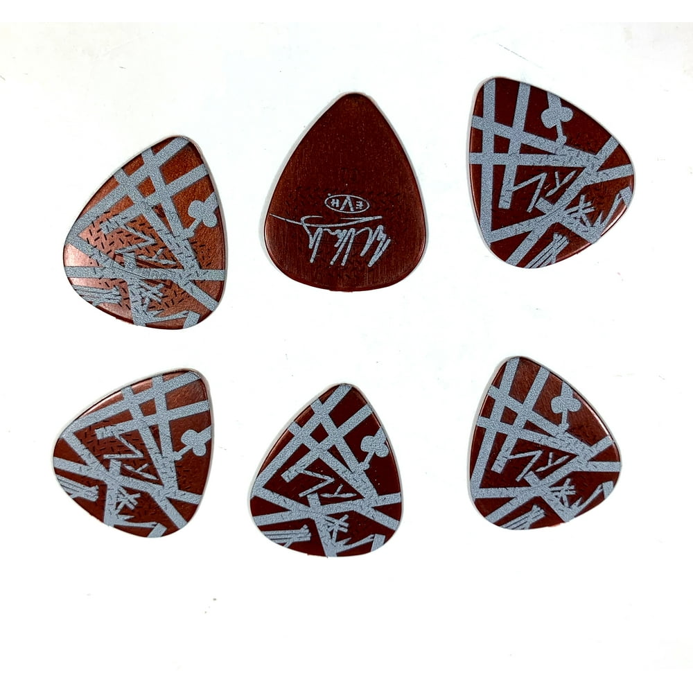 Eddie Van Halen Guitar Picks EVH Shark Max Grip .60mm 6Pack Walmart