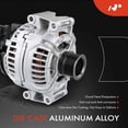 thumbnail image 5 of A-Premium Alternator with 12V 150A for Mercedes-Benz W203, C230, W203, C280, C300, C350, E350 - V6 3.0L 3.5L, 5 of 9