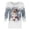 Multicolor23, variant on Cmtiyu Christmas Shirts for Women Oversized Crew Neck Christmas Printing 3/4 Length Sleeve Pullover Shirts Casual Loose Christmas Tee Tops S-5XL