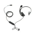 thumbnail image 1 of Auriculares de una sola oreja, cómodos, ligeros, con cancelación de ruido, con cable y micrófono para centro de llamadas, oficina, puerto USB., 1 of 14