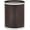Brown, variant on Sophisticates 13Qt Oval Wastebasket (Brown with Polished Chrome)