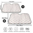 thumbnail image 3 of Haiem Rainbow Car Windshield Sun Shade - Blocks UV Rays Sun Visor Protector, Sunshade to Keep Your Vehicle Cool, Universal Fit SUV Van Sedan-Small, 3 of 7