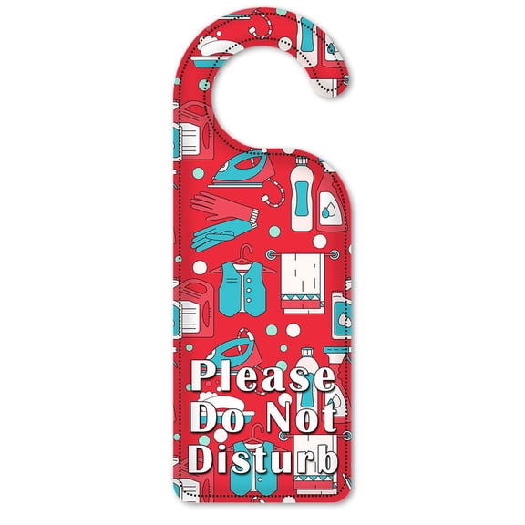 Do Not Disturb Door Knob Hanger Sign - Laundry Supplies