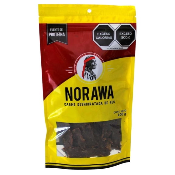 Carne de res Norawa seca en trozo laminado 100 g