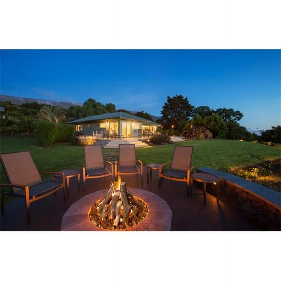 Grand Canyon Gas Logs Round Fire Pit Logs Set Only, 31 Piece