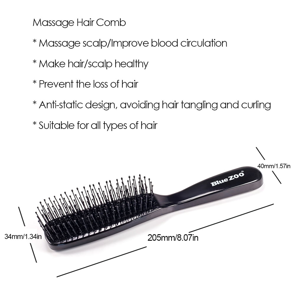 Blue Zoo Hair Comb Hair Brush Anti Static Hairbrush Massage Comb