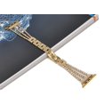 thumbnail image 3 of Compatible con Apple Watch Band Dressy Bling Jewelry Pulsera de pulsera de acero inoxidable Sparkle Strap iWatch bands 44mm Womens SeriesSE 6 5 4 3 2 1 42 mm,Oro WD.WDQZL Hogar, 3 of 4