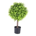 thumbnail image 1 of Artificial Bonsai Tree Height 24in Desk Floor Fake Plants Potted Tree Plants for Design F, 1 of 9