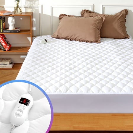 SERWALL Electric Mattress Pad, Heated Mattress Pad w/ Dual Heating Zone  Safe Auto Shut off, Cal King | Walmart Canada