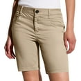 thumbnail image 3 of Women's Lightweight Hiking Cargo Shorts Quick Dry Athletic Ladies' Solid Color Casual Suit Loose Cropped Pants, 3 of 8