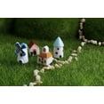 JIaleilei Craft Cabin Mini Windmill Mini Barn Pcs 4 House Resin Home