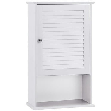 Topcobe 27.5" H Wall Hanging Bathroom Storage Cabinet, Small Medicine Cabinet, Bathroom Furniture, White