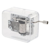 MERRYHAPY Mini Musical Music Box Toy for Kids, Handmade Home Decoration, Educational Gift for Children