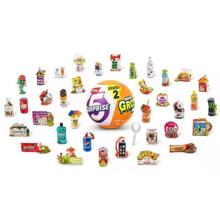 ZURU 5 Surprise Series 2 Mega Gross Minis Mystery 4-Pack, 40+