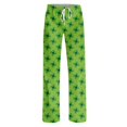 thumbnail image 5 of St Patricks Day Pajama Pant Women Shamrock Print Soft Lounge Trousers Soft Pajama Lounge Pants Cozy St. Patricks Day Gifts Pajamas Women, 5 of 7