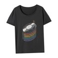 thumbnail image 4 of Camiseta para mujer, ropa de calle de verano, camiseta básica suave para regalo de vacaciones para mujer XL, 4 of 7